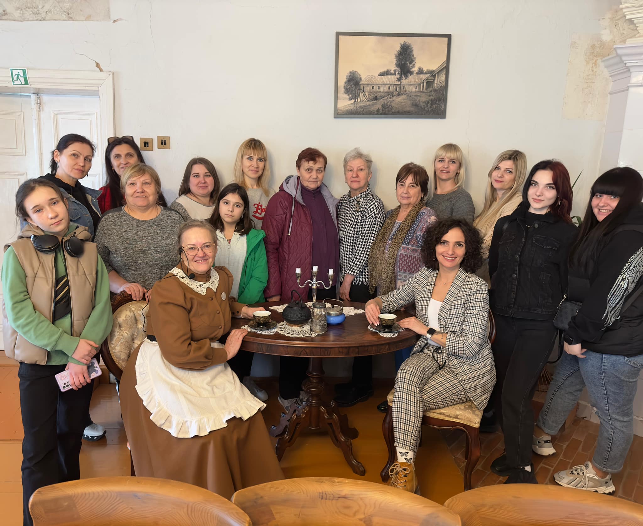 Kovo 27 dieną Adomynės dvare lankėsi Ukrainos centro nariai