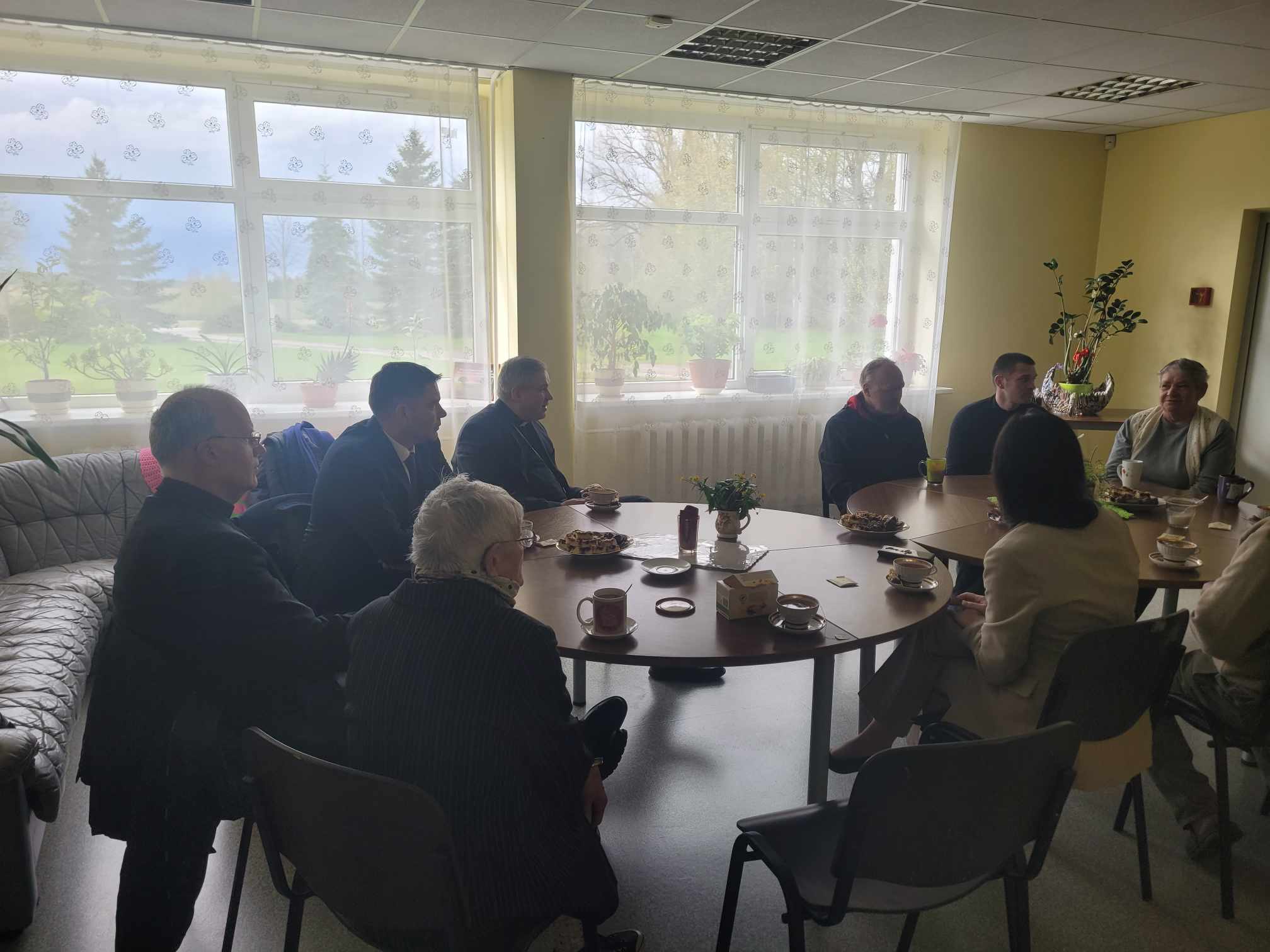 Panevėžio vyskupijos vyskupo  apsilankymas Kupiškio socialinių paslaugų centro padalinyje Krizių centre