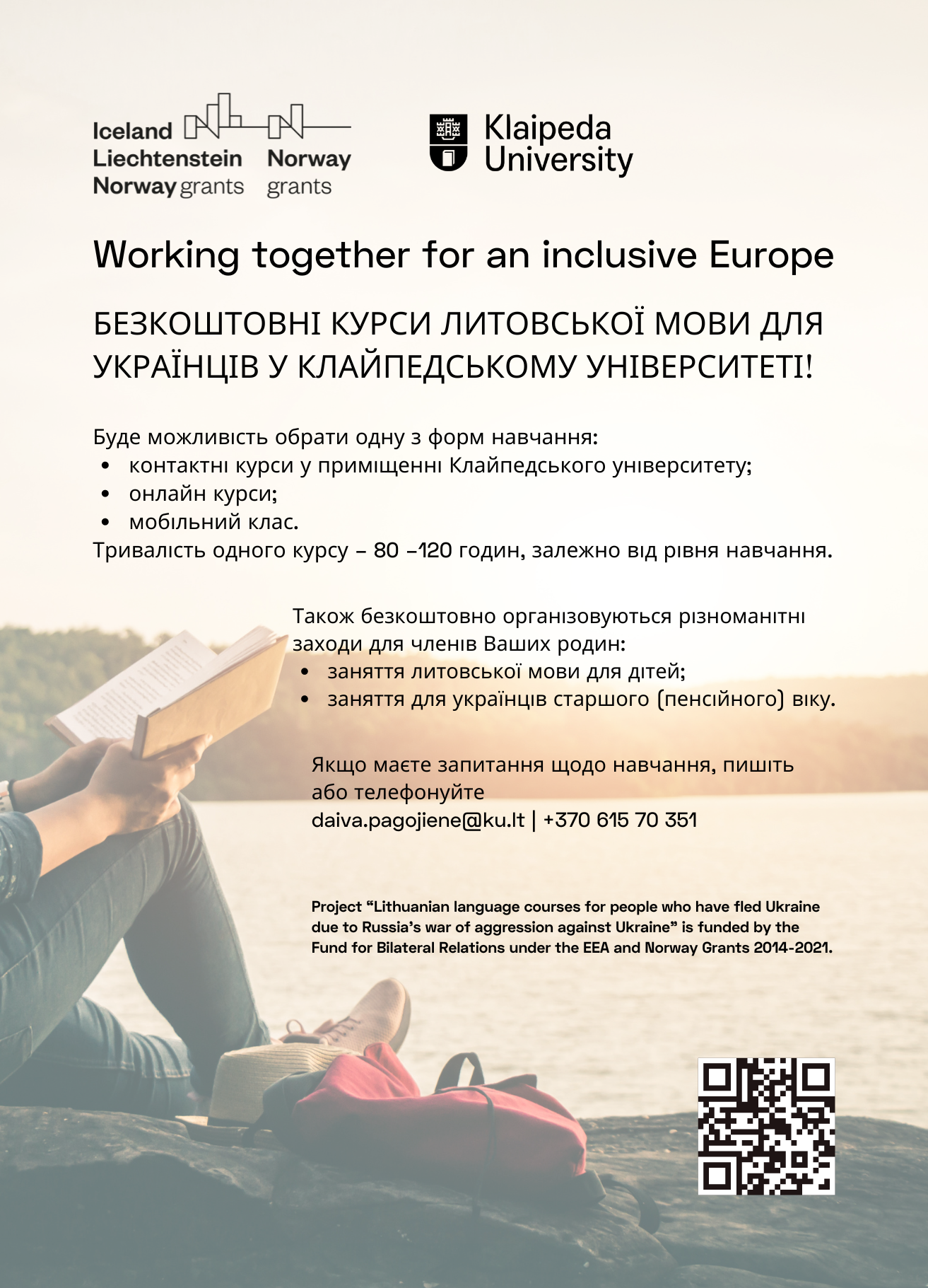 Lietuvių kalbos kursai, skirti Ukrainos karo pabėgėliams
